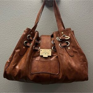 Jimmy Choo Brown Ramona Shoulder Bag